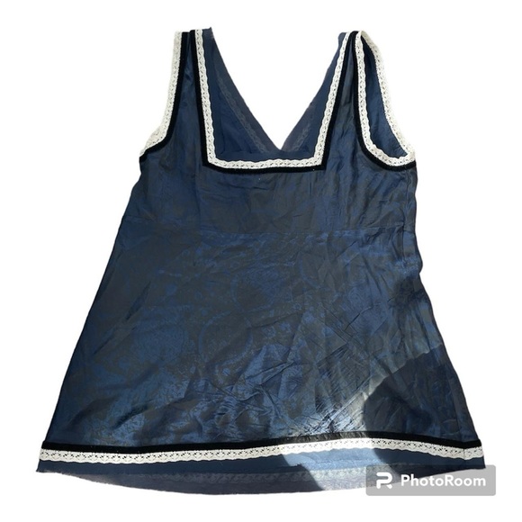 Vintage Y2K 00’s silky the limited blue tank top - Picture 2 of 2